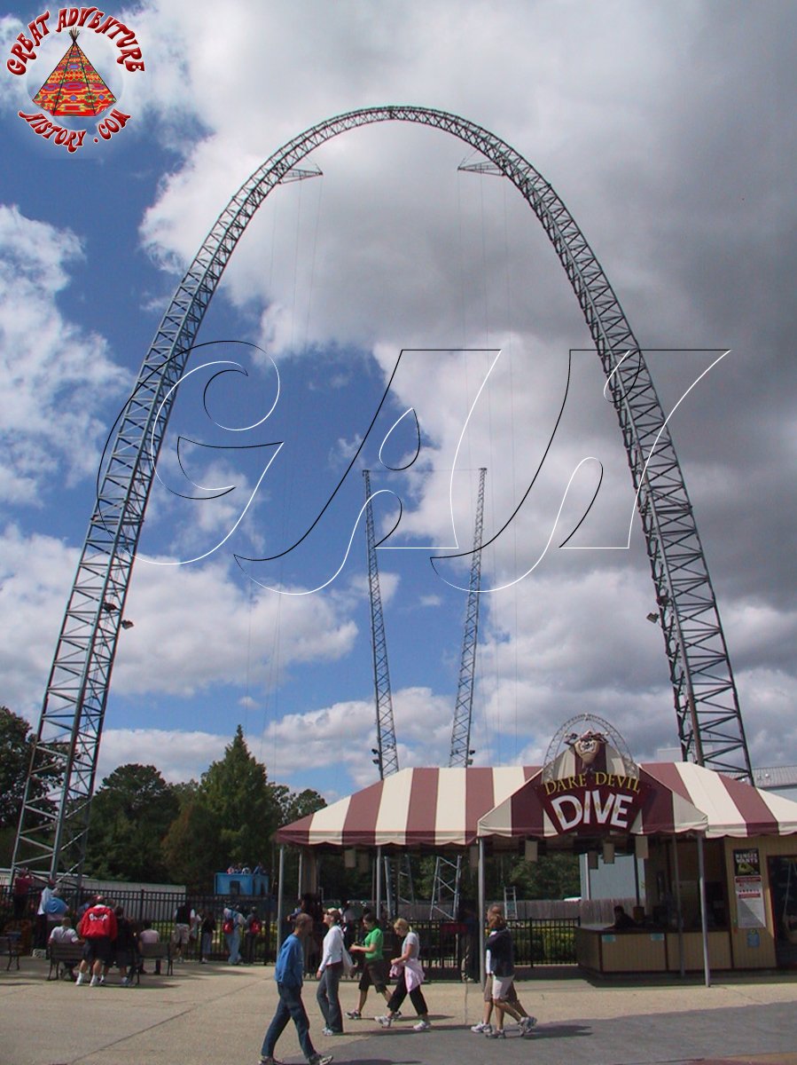 Dare Devil Dive At Six Flags Great Adventure